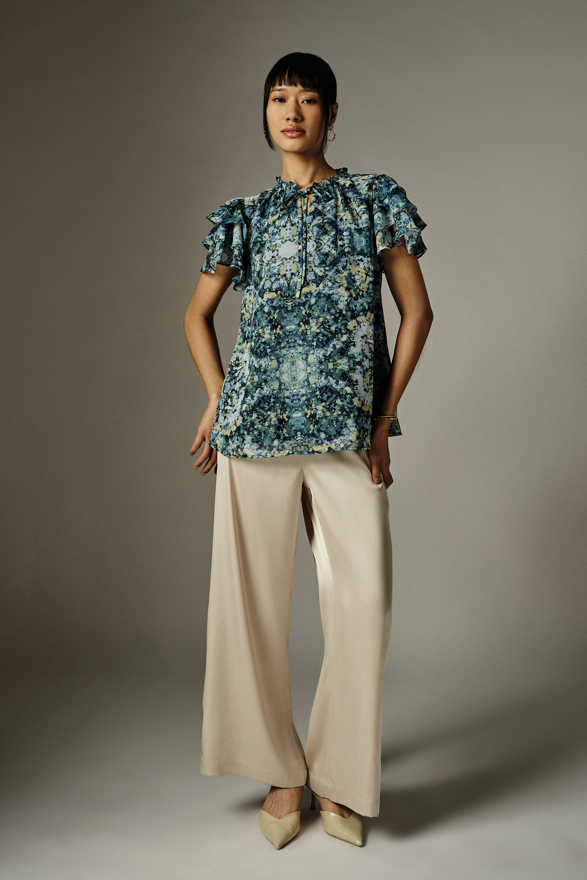 Tabitha Teal Top, Green, image 5